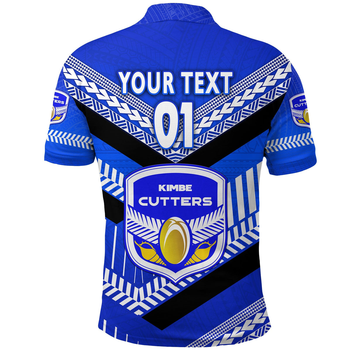 Custom Papua New Guinea Kimbe Cutters Polo Shirt Rugby Blue LT8 - Wonder Print Shop