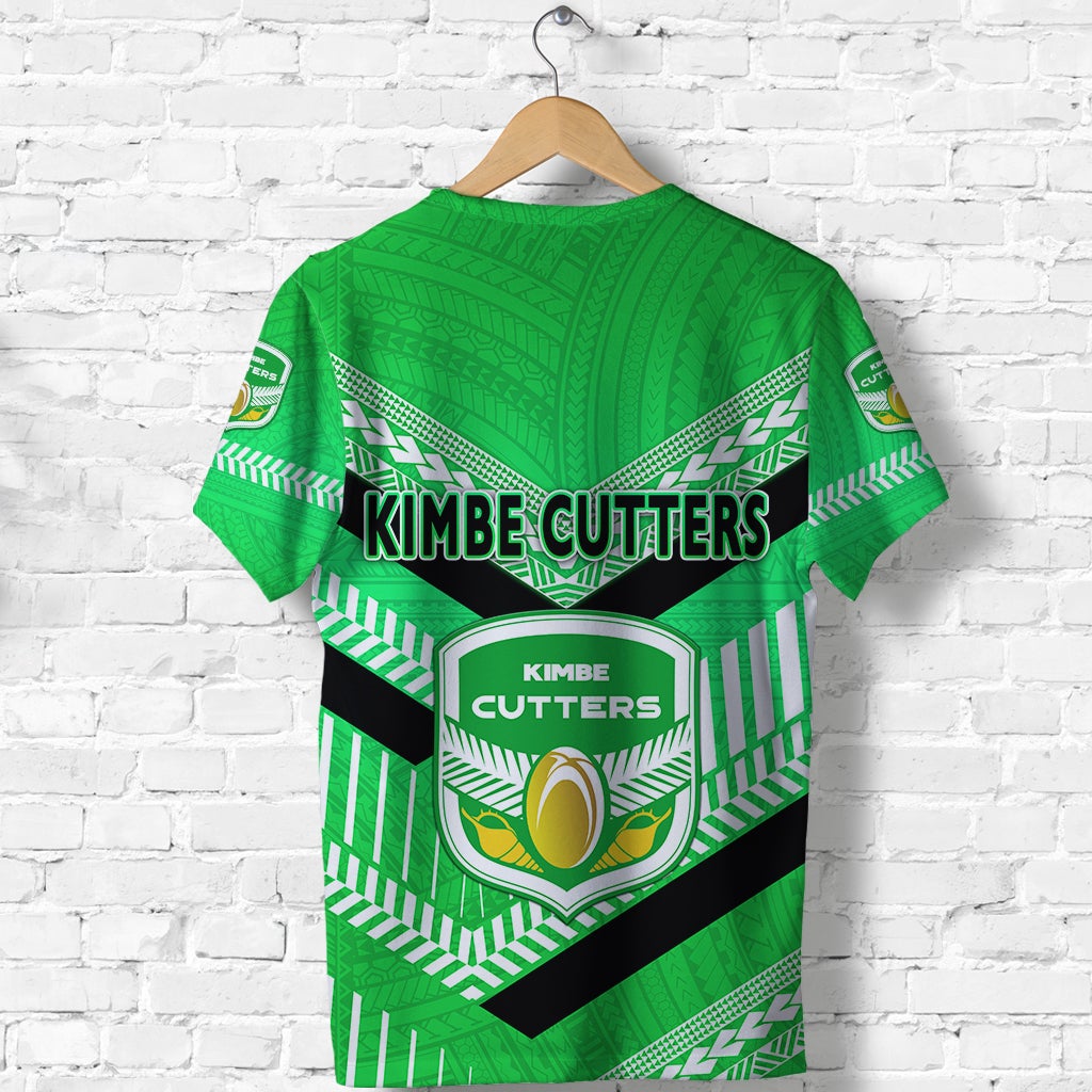 Papua New Guinea Kimbe Cutters T Shirt Rugby Green LT8 - Wonder Print Shop