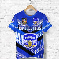 Papua New Guinea Kimbe Cutters T Shirt Rugby Blue LT8 - Wonder Print Shop