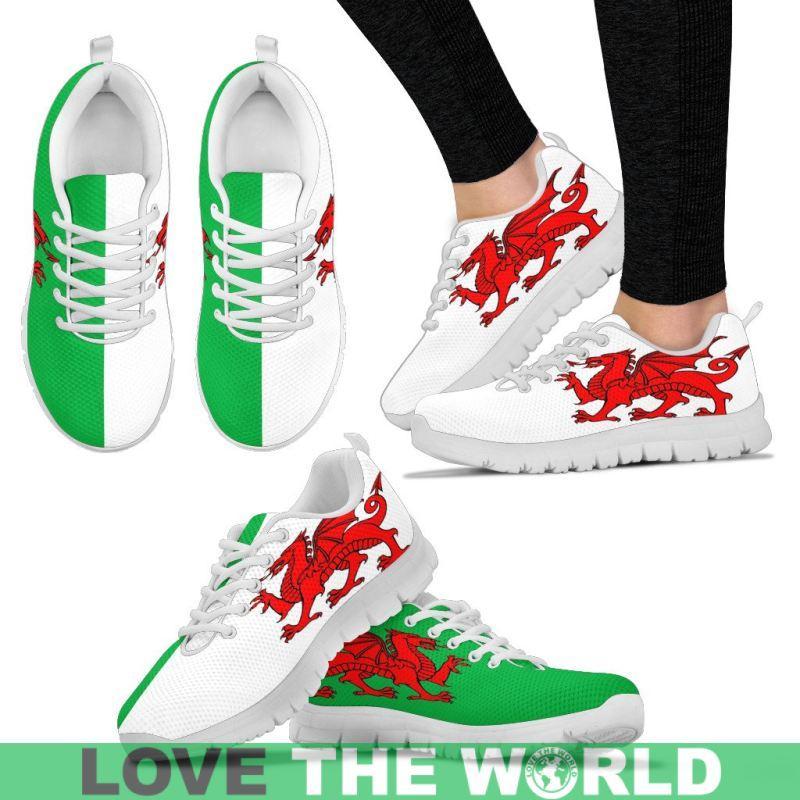 Cymru Wales (Welsh) Dragon Unisex Sneakers (Shoes) - Wonder Print Shop