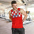 (Custom Personalised) Croatia Football 2022 Checkerboard Men Tank Top - LT12