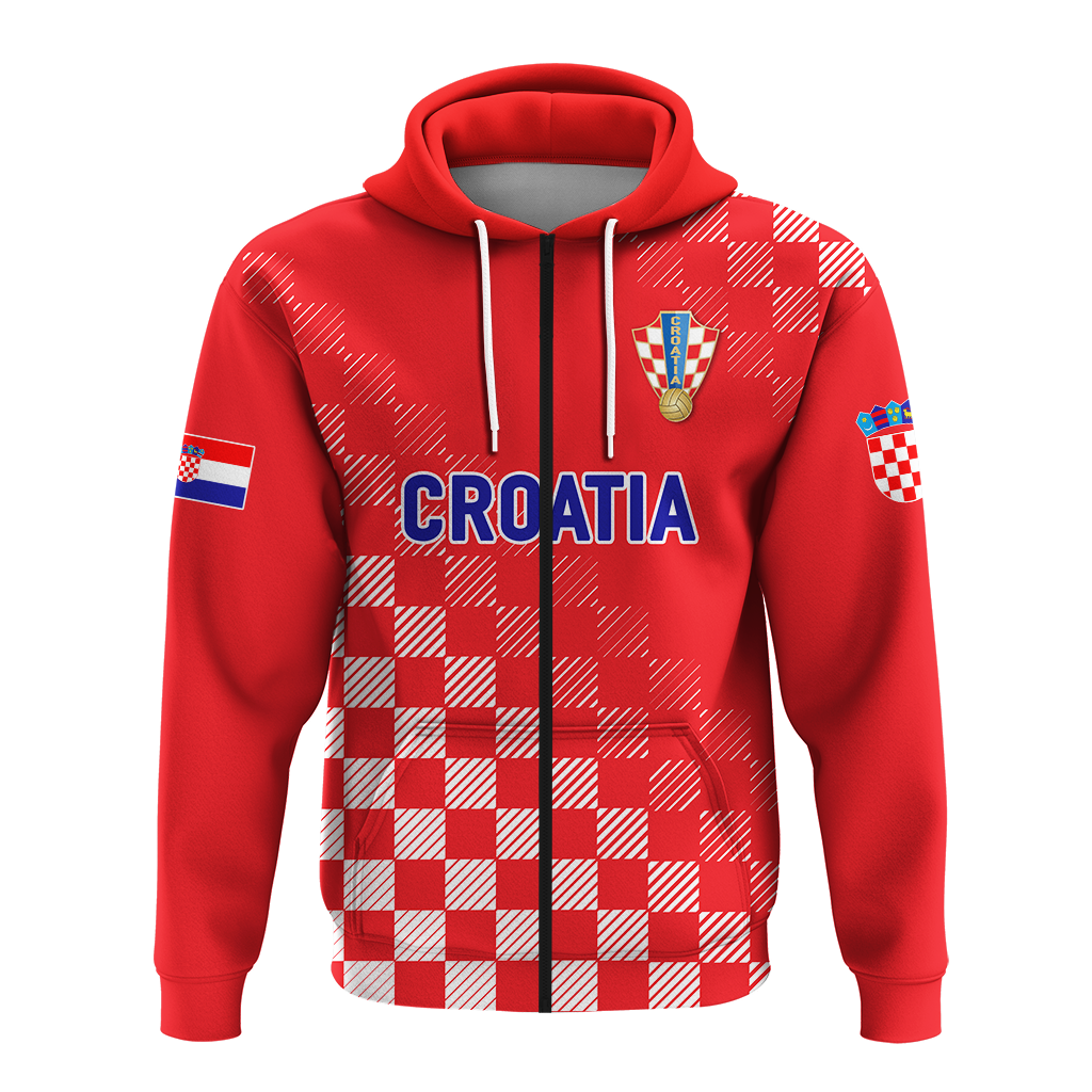 Custom Croatia Hoodie Football 2022 Champions Pride Red LT12 - Wonder Print Shop
