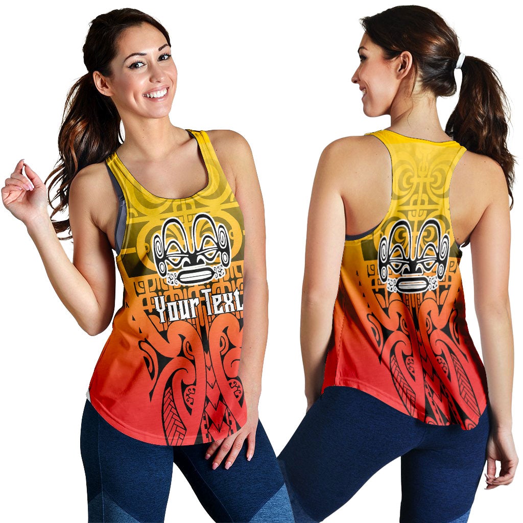 (Custom Personalised) Marquesas Islands Marquesan Tattoo Women Tank Top LT12 - Wonder Print Shop