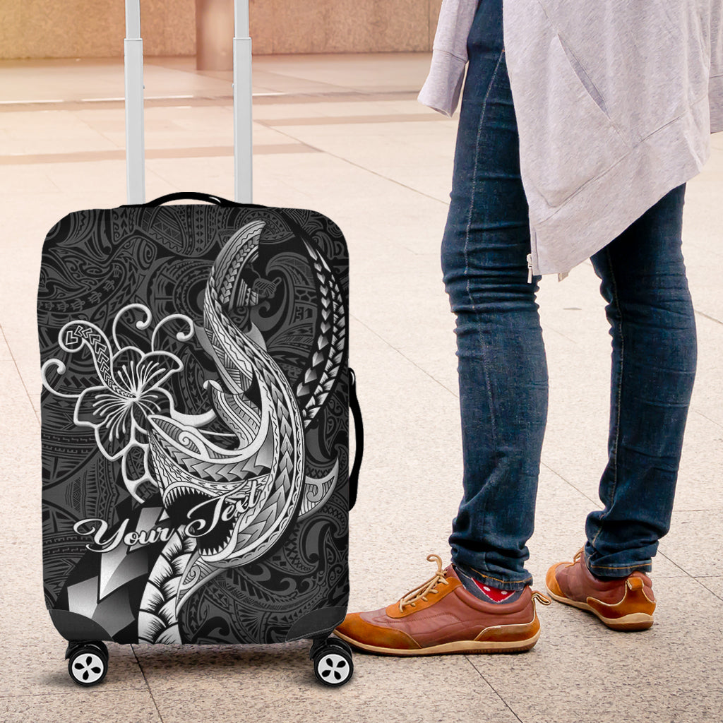 Custom Personalised Polynesian Shark Tattoo Hawaii Tribal Luggage Covers LT12 - Wonder Print Shop