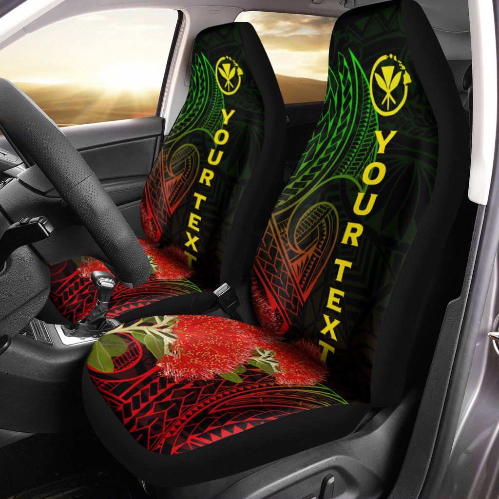 (Custom Personalised) Hawaii Polynesian Car Seat Covers - Ohia Lehua LT12 - Wonder Print Shop