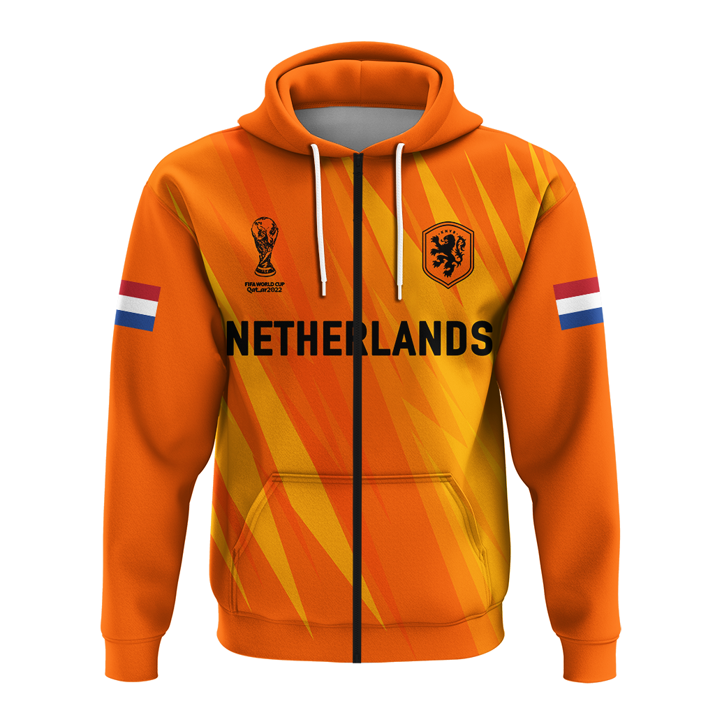 Custom Netherlands Football 2022 Champions Pride Hoodie LT12 - Wonder Print Shop