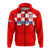 Custom Croatia Hoodie Football 2022 Checkerboard LT12