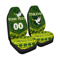 (Custom Personalised) Tailevu Rugby Union Fiji Car Seat Covers - Tapa Pattern LT12 - Wonder Print Shop