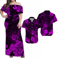 Hawaii Matching Hawaiian Shirt And Dress Polynesia Purple Cool Shaka Sign LT13 - Wonder Print Shop