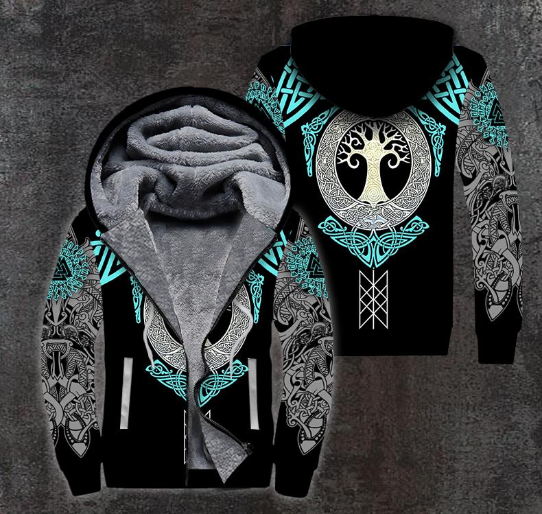 Viking Clothing Yggdrasil Viking Hoodie RLT12 - Wonder Print Shop