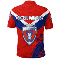 Papua New Guinea Central Dabaries Polo Shirt Rugby Red LT8 - Wonder Print Shop
