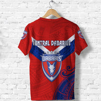 Papua New Guinea Central Dabaries T Shirt Rugby Red LT8 - Wonder Print Shop