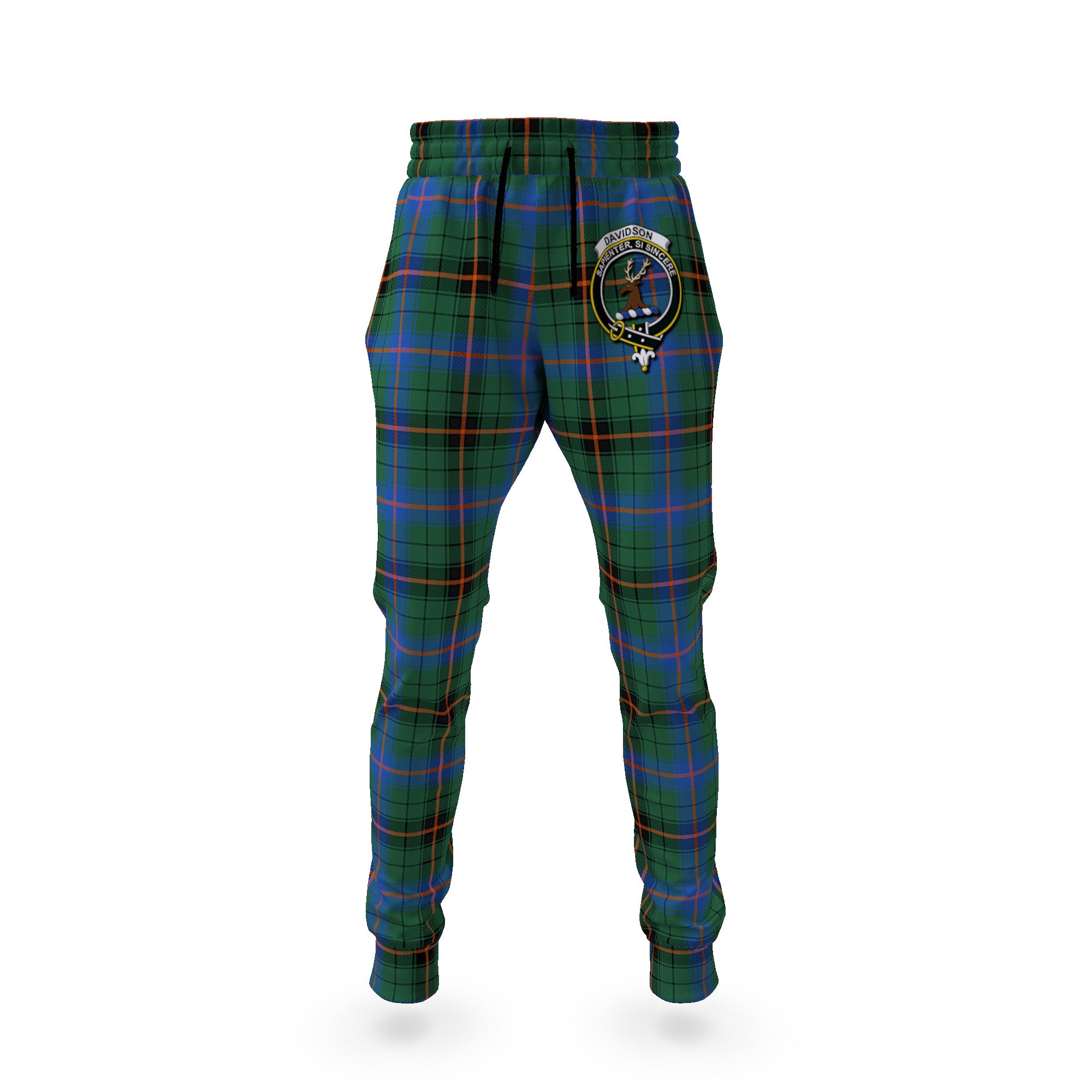 scottish-davidson-ancient-clan-crest-tartan-jogger-pants