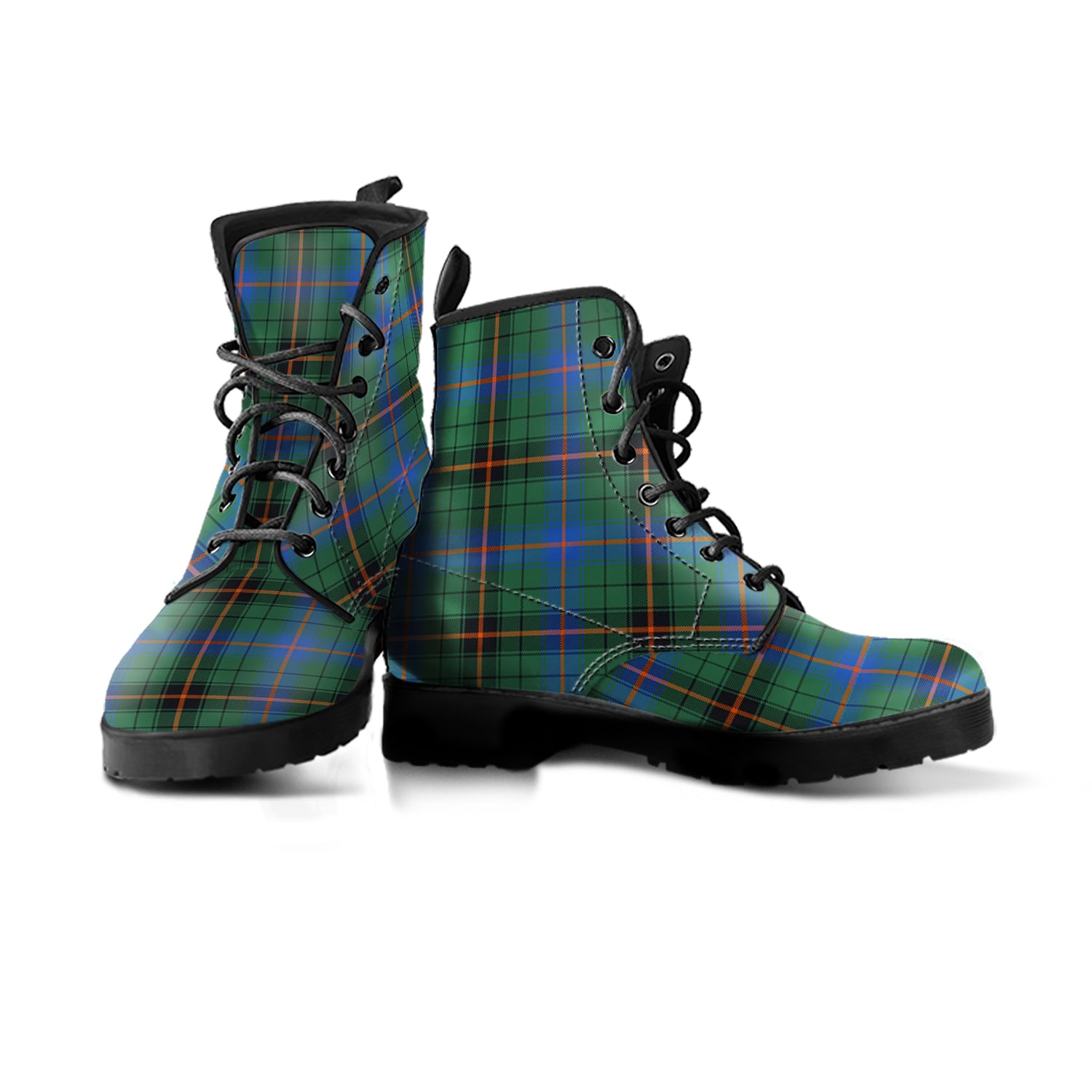 scottish-davidson-ancient-clan-tartan-leather-boots