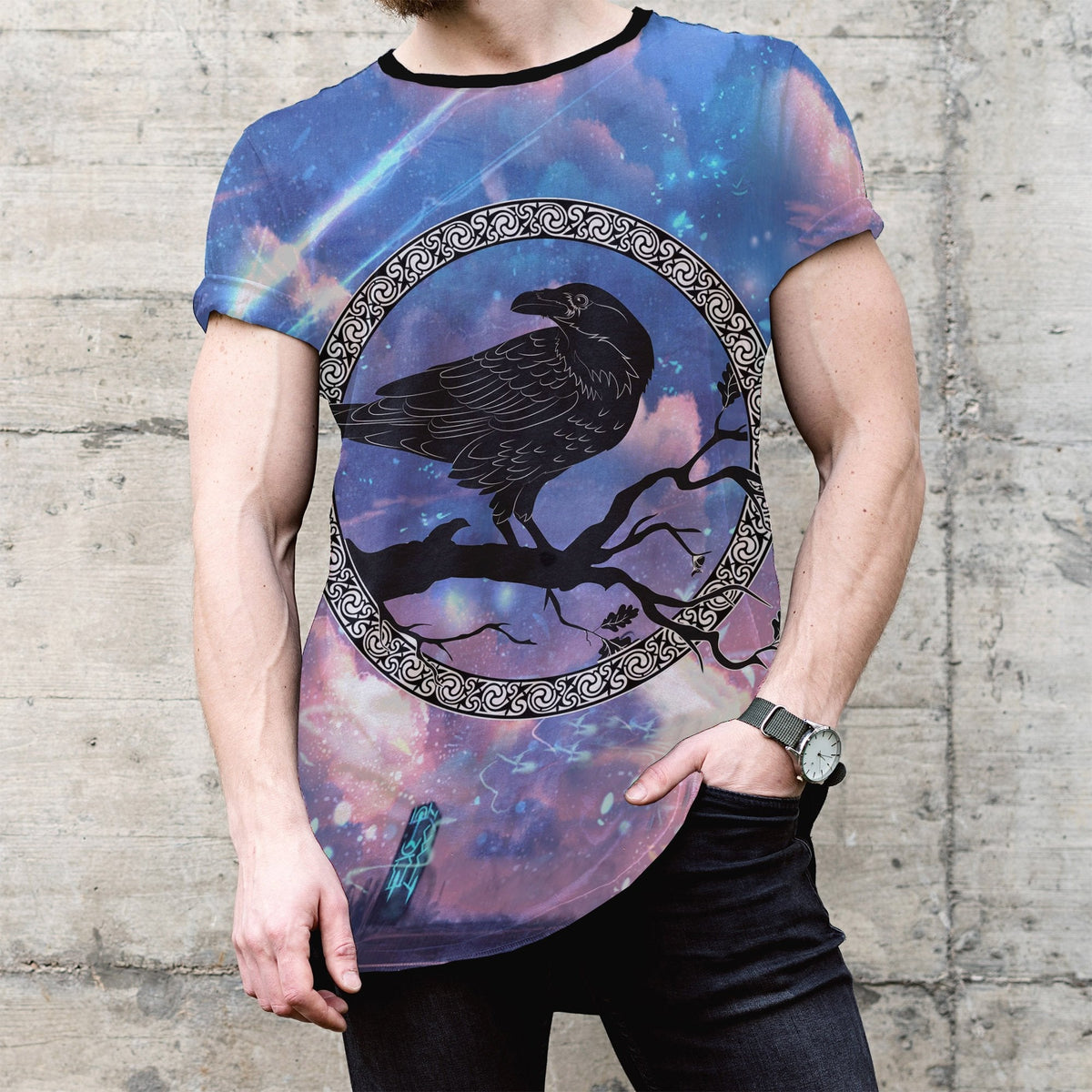 Viking T Shirt Raven Of Viking RLT12 - Wonder Print Shop