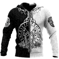 Viking Clothing Doppler Vegvisir Hoodie RLT12 - Wonder Print Shop