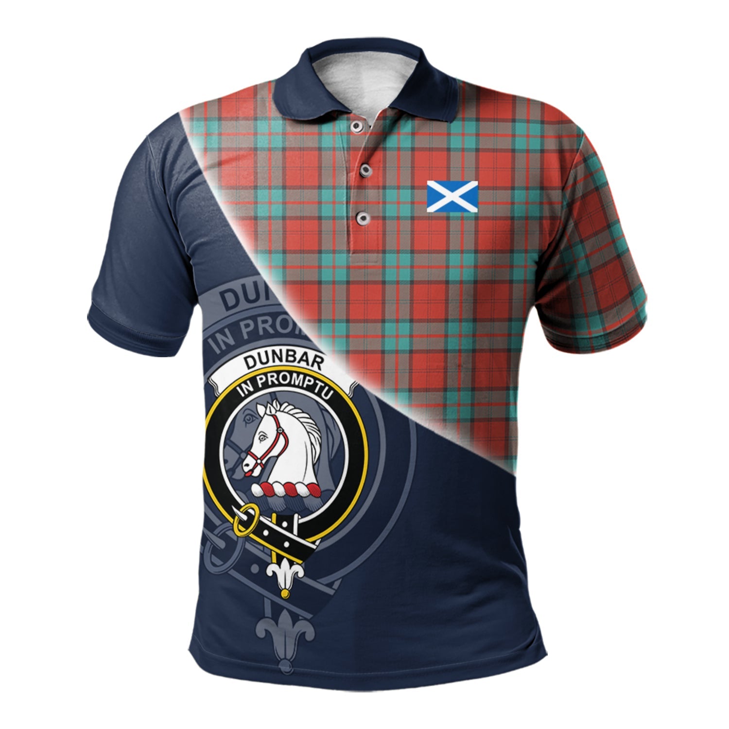scottish-dunbar-ancient-clan-crest-tartan-scotland-flag-half-style-polo-shirt