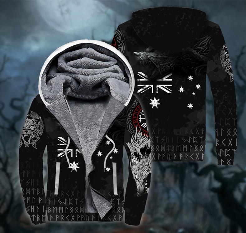 Viking Clothing Australia Viking Fenrir Hoodie RLT12 - Wonder Print Shop