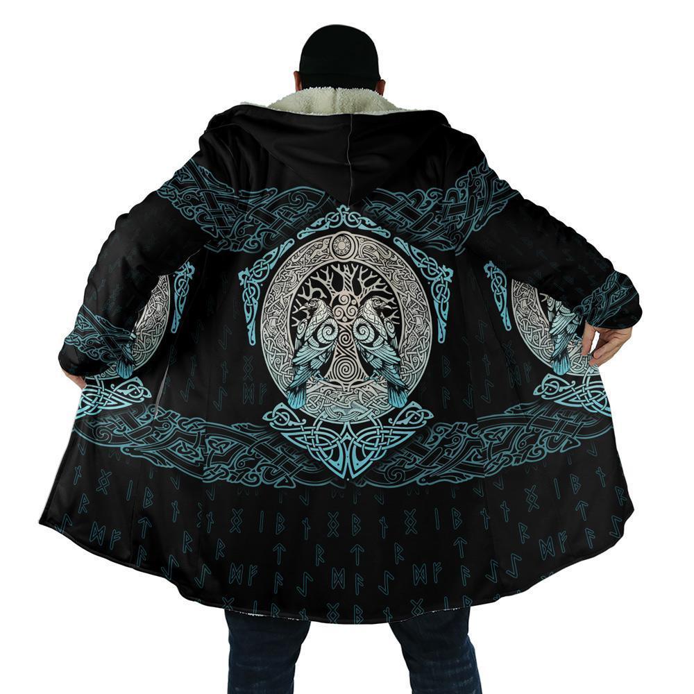 viking-clothing-viking-silver-thunder-tree-of-life-fleece-hoodie-coat-cloak