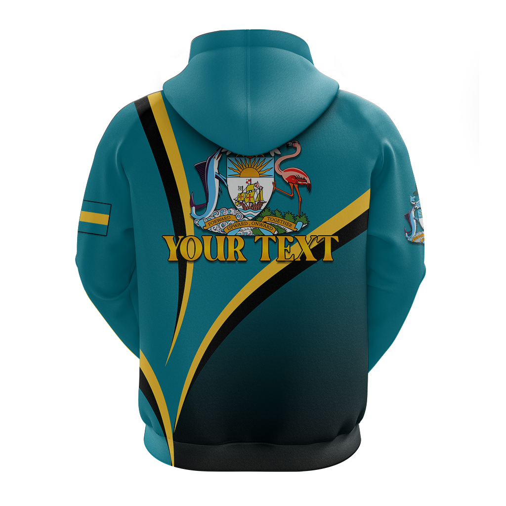 Custom The Bahamas 49th Anniversary Independence Day Blue Marlin Hoodie LT12 - Wonder Print Shop