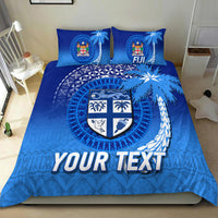 Custom Personalised Fiji Tapa Tribal Coconut Tree Bedding Set LT12 - Wonder Print Shop