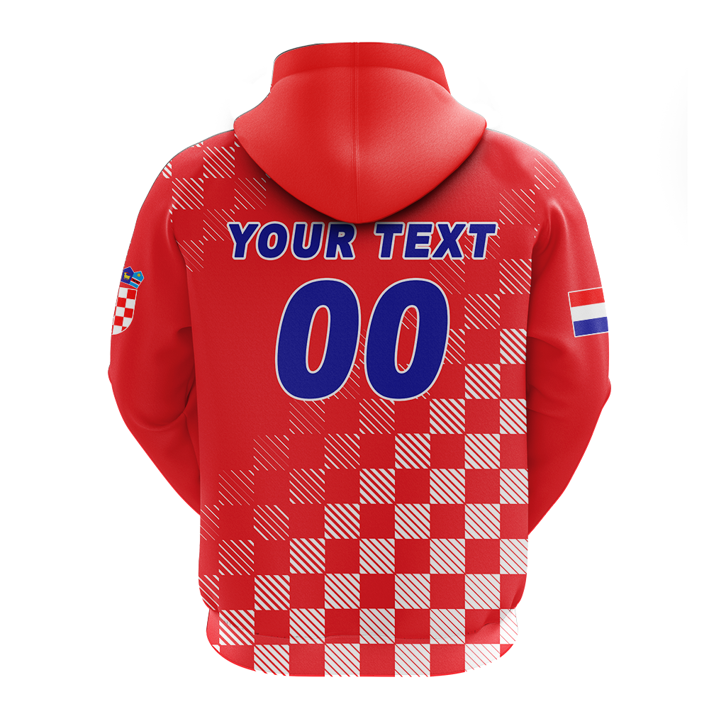 Custom Croatia Hoodie Football 2022 Champions Pride Red LT12 - Wonder Print Shop