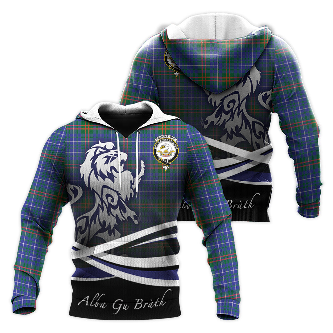 scottish-edmonstone-clan-crest-scotland-lion-tartan-hoodie