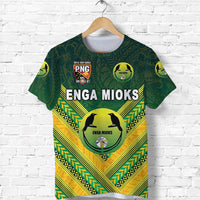 Custom Papua New Guinea Enga Mioks T Shirt Rugby Original Style Green, Custom Text And Number LT8 - Wonder Print Shop