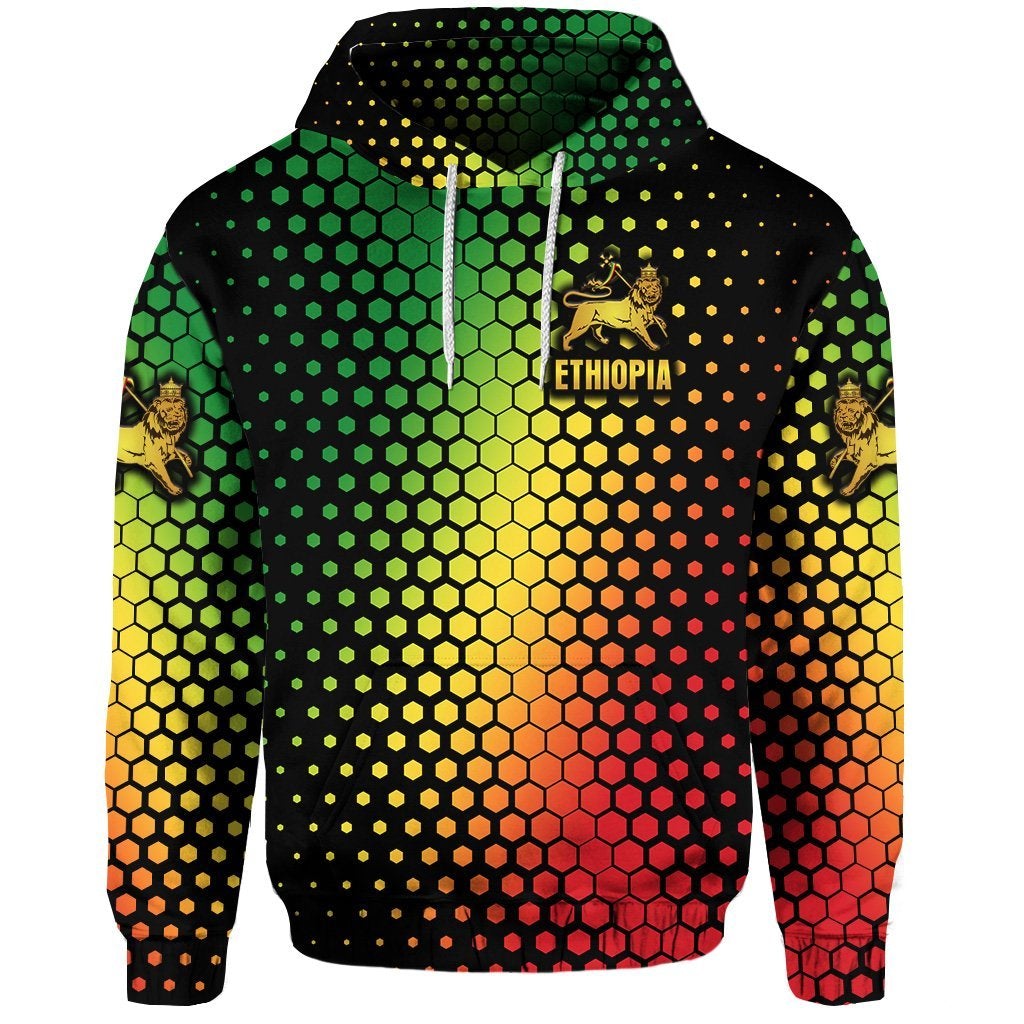 Ethiopia Lion Of Judah Hoodie Original Vibes LT8 - Wonder Print Shop