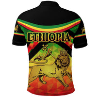 Ethiopia Lion Of Judah Polo Shirt Vibes Version LT8 - Wonder Print Shop