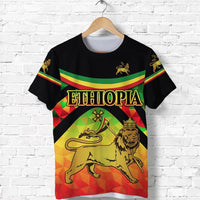 Ethiopia Lion Of Judah T Shirt Vibes Version LT8 - Wonder Print Shop
