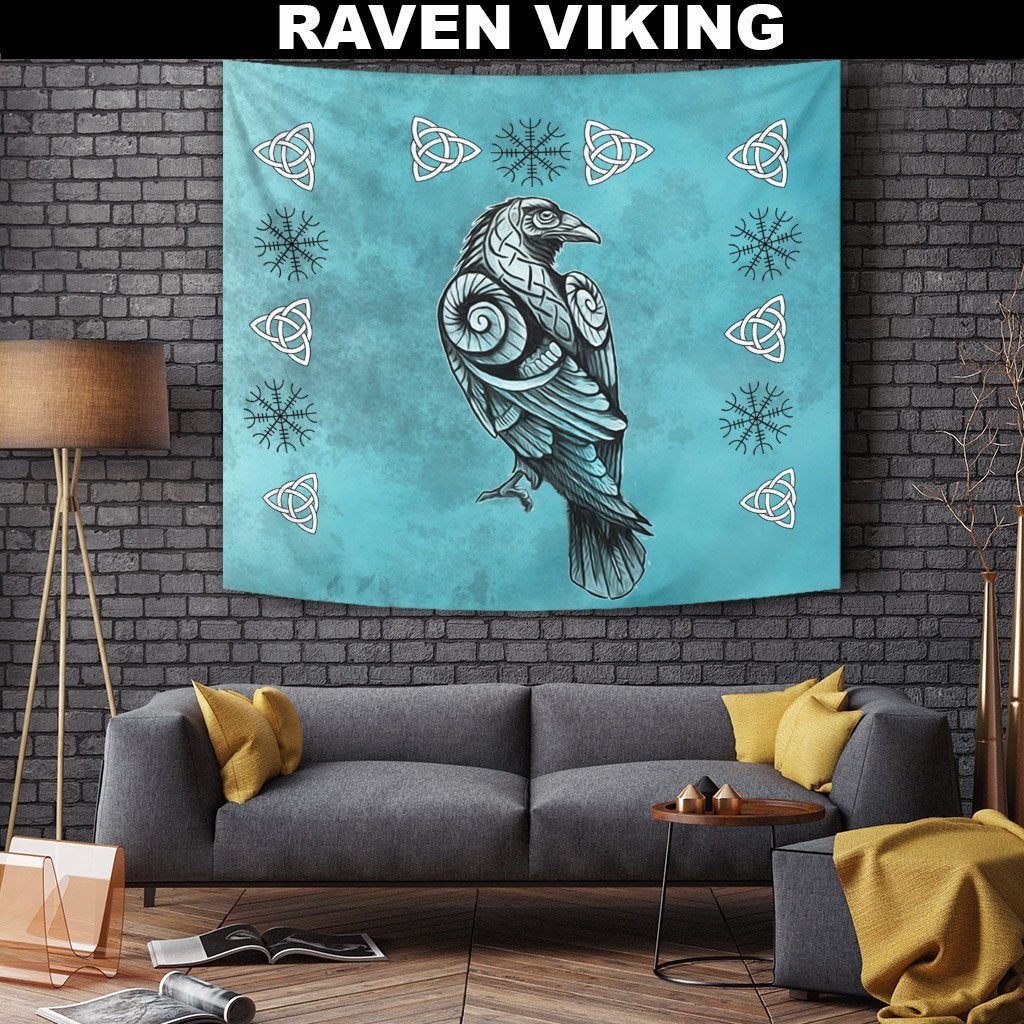 Viking Tapestry - Raven Viking RLT12 - Wonder Print Shop