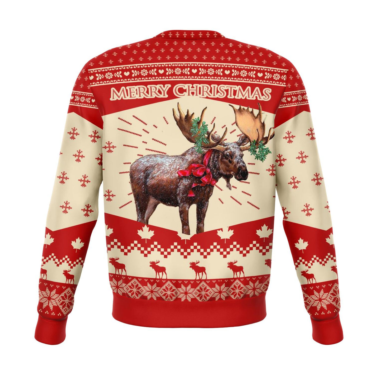 Canada Moose Christmas Sweatshirt - Wonder Print Shop