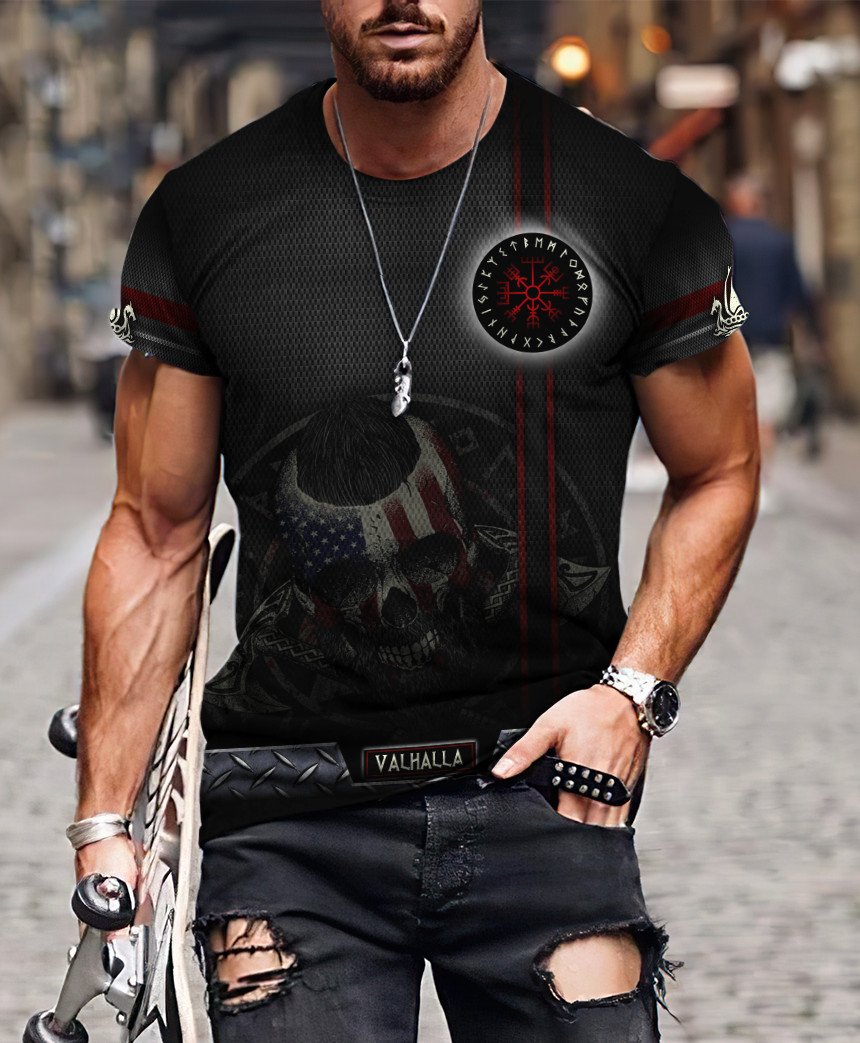 Viking Clothing American Viking 3D T Shirt RLT12 - Wonder Print Shop