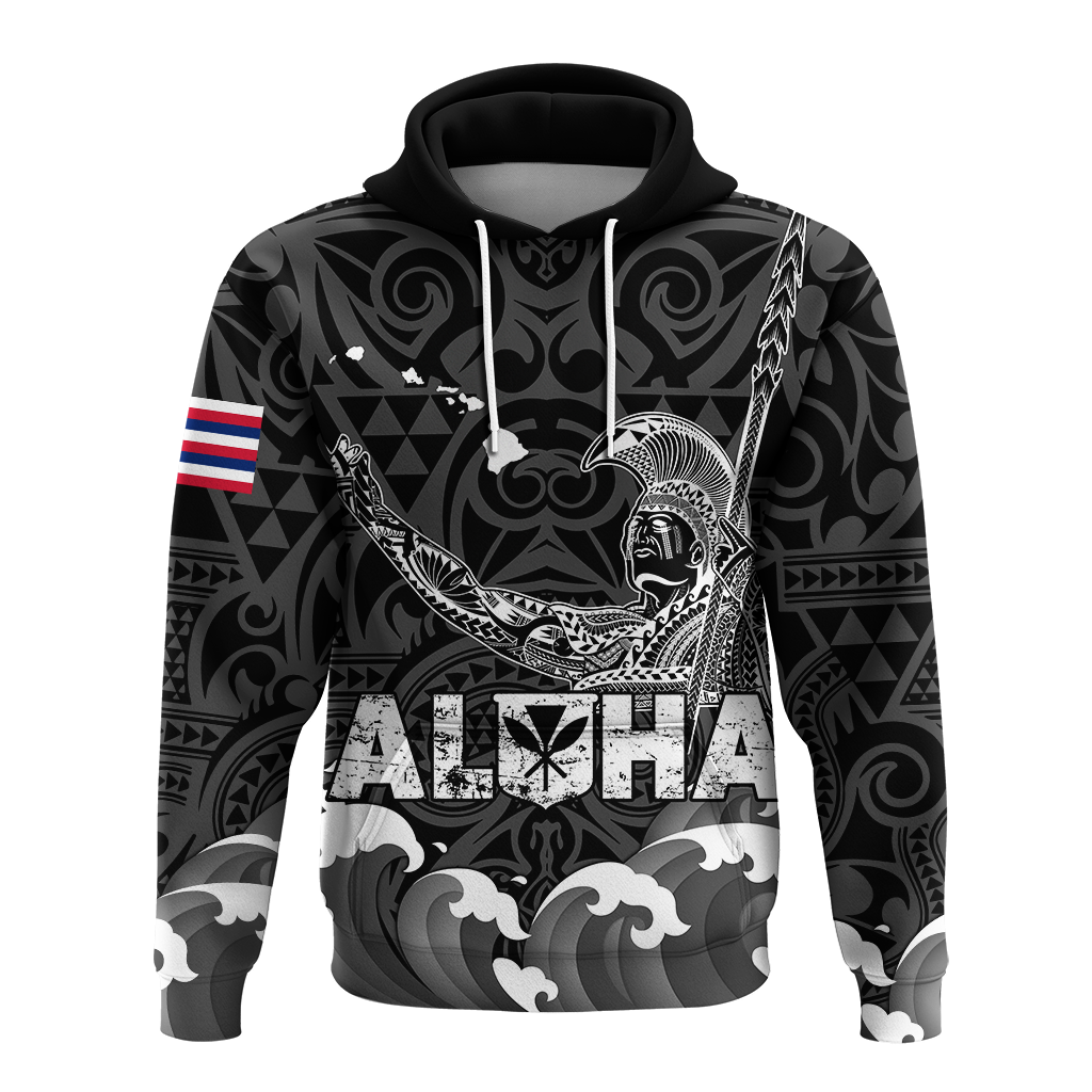 Hawaii King Kamehameha Aloha Hawaii Nei Hoodie LT2 - Wonder Print Shop