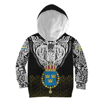 Viking Hoodie Kid Sweden Viking Symbol RLT12 - Wonder Print Shop