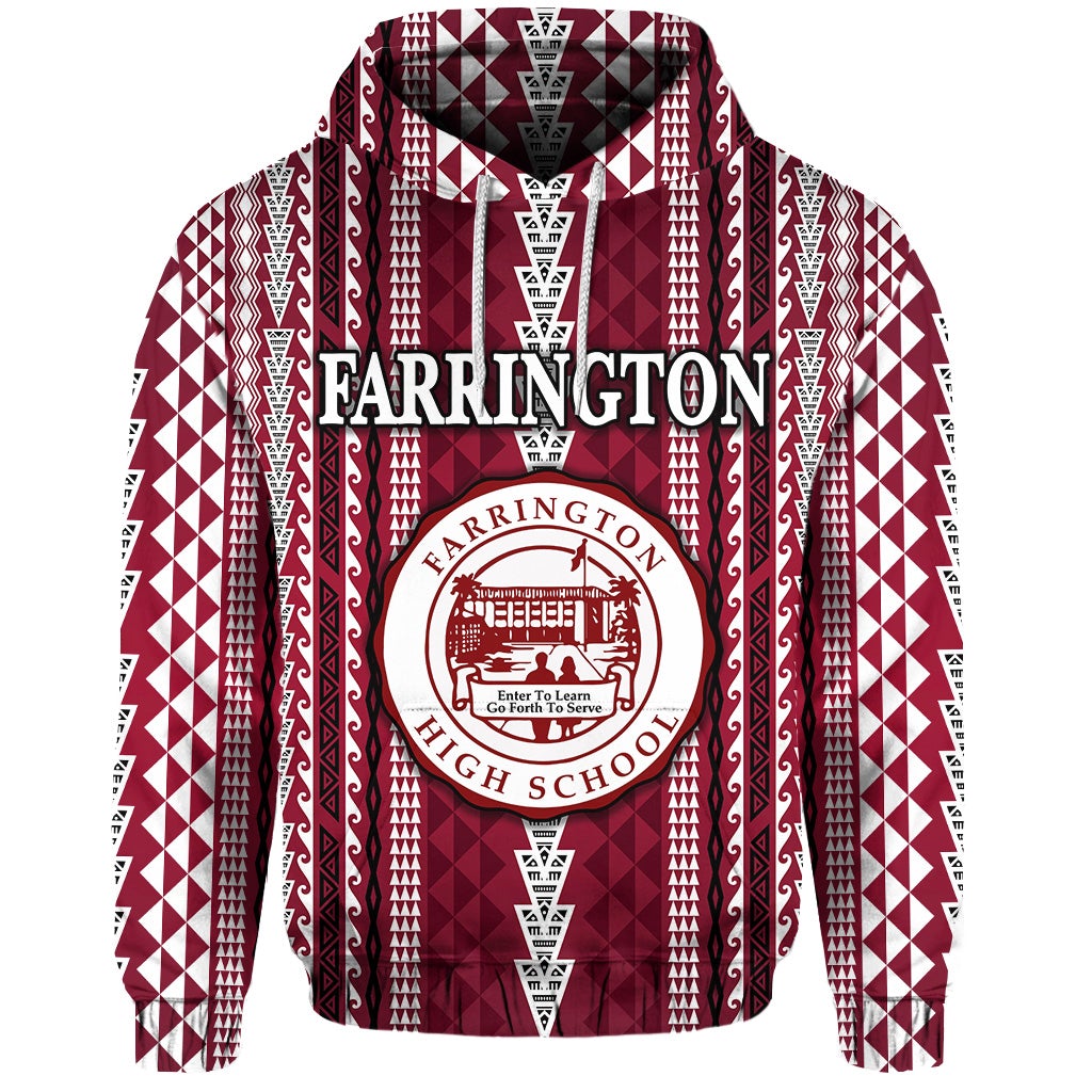 Custom Hawaii Farrington High School Hoodie Simple Style LT8 - Wonder Print Shop
