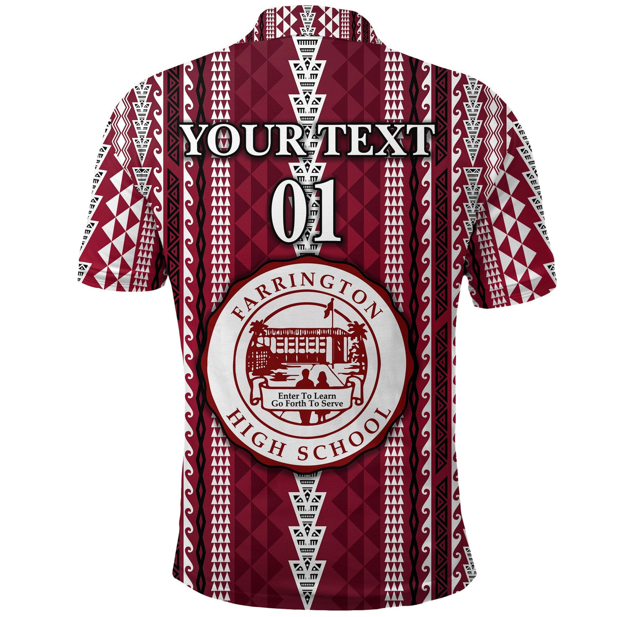 Custom Hawaii Farrington High School Polo Shirt Simple Style LT8 - Wonder Print Shop