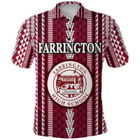 Custom Hawaii Farrington High School Polo Shirt Simple Style LT8 - Wonder Print Shop