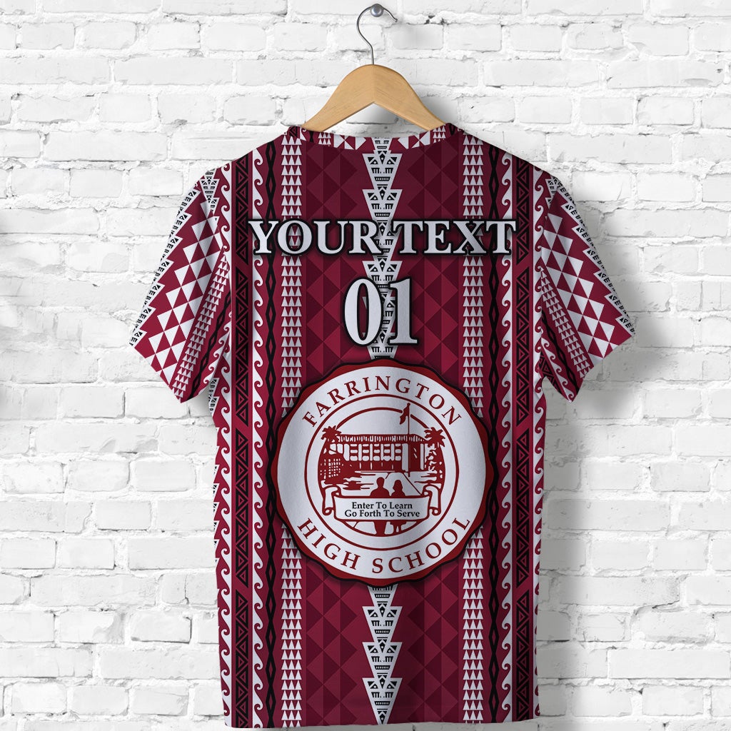 Custom Hawaii Farrington High School T Shirt Simple Style LT8 - Wonder Print Shop