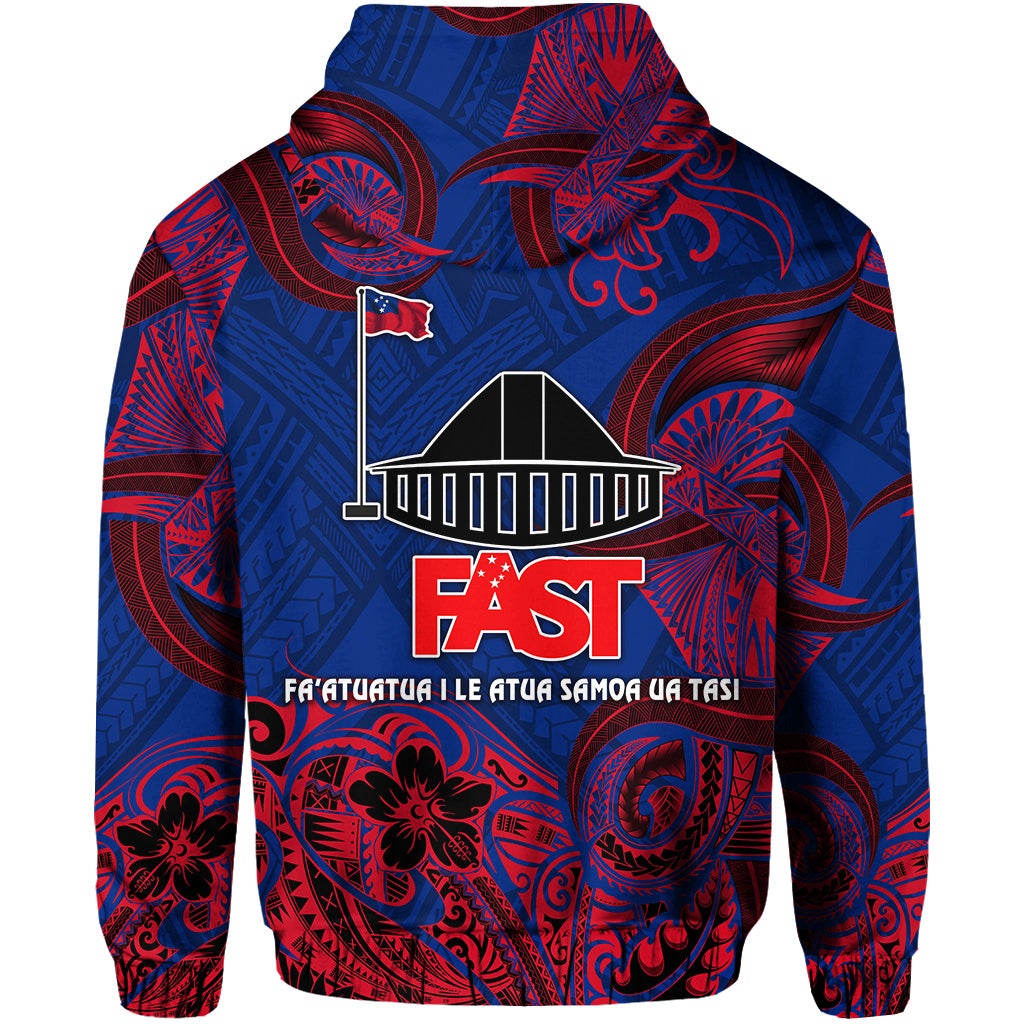 Samoa FAST Party Zip Hoodie Unique Style NO.1 LT8 - Wonder Print Shop