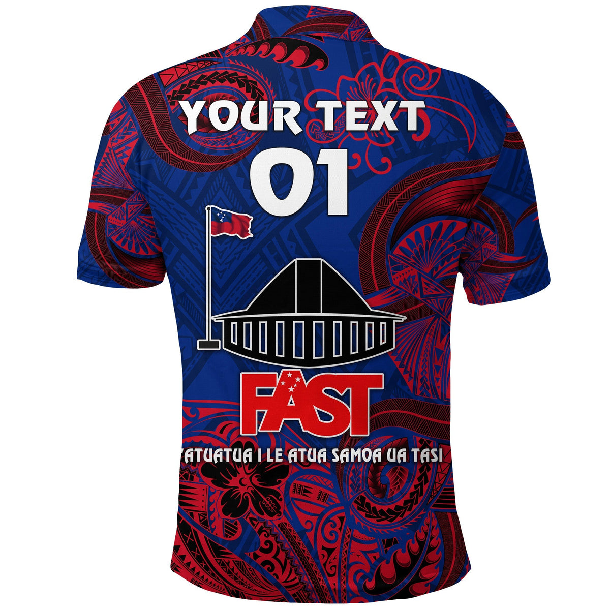 Custom Samoa FAST Party Polo Shirt Unique Style NO.1 LT8 - Wonder Print Shop