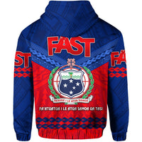 Samoa FAST Party Zip Hoodie Simple Style LT8 - Wonder Print Shop