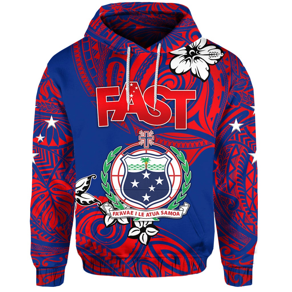 Samoa FAST Party Hoodie Unique Vibes LT8 - Wonder Print Shop