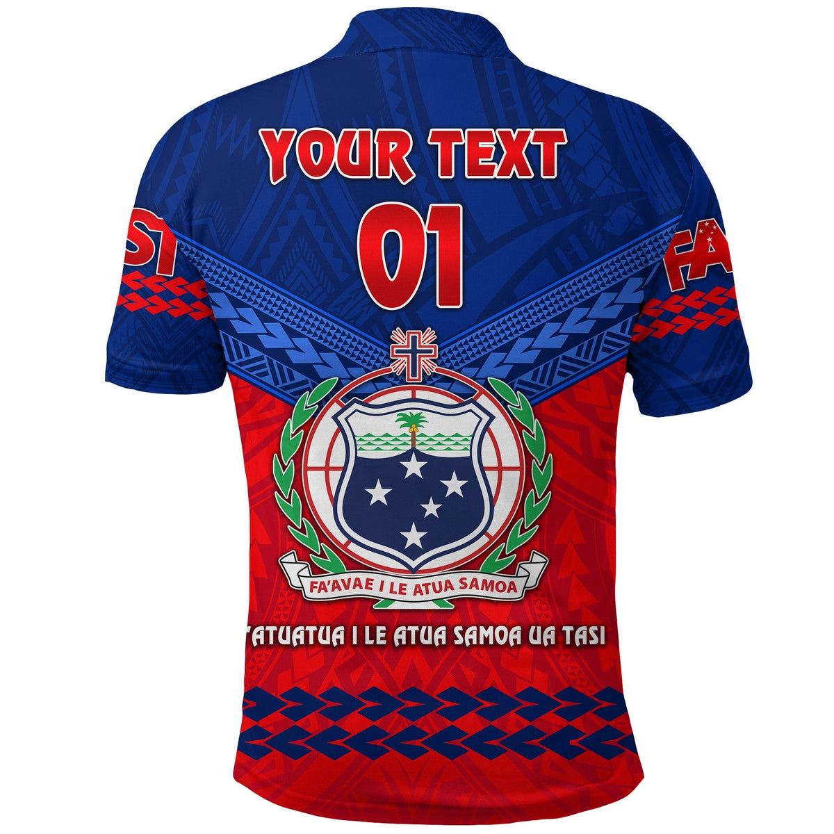 Custom Samoa FAST Party Polo Shirt Simple Style LT8 - Wonder Print Shop