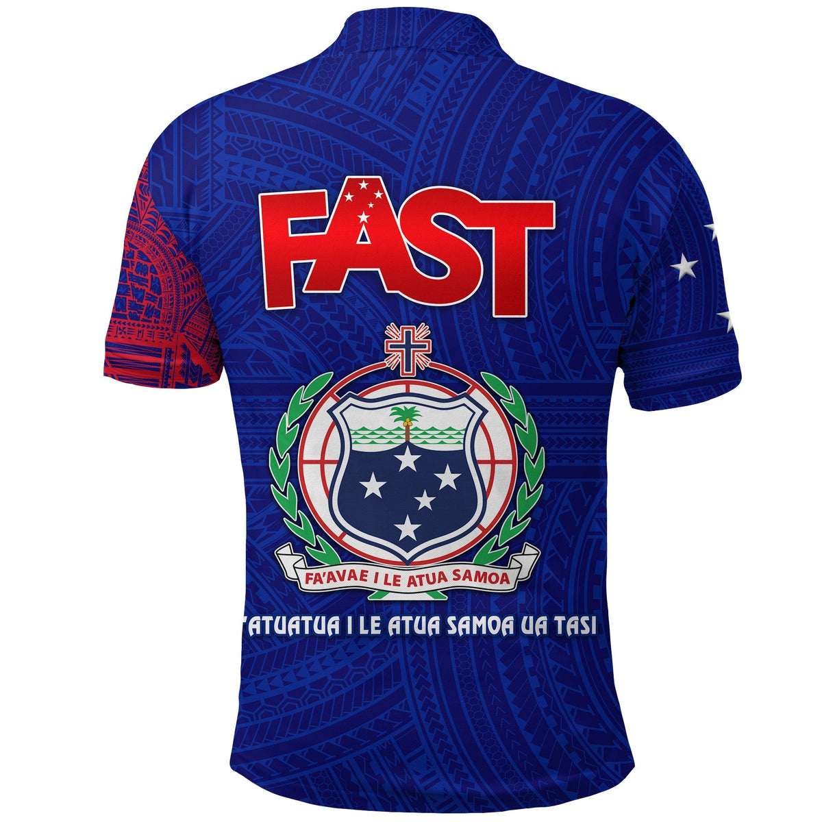 Samoa FAST Party Polo Shirt Original Style LT8 - Wonder Print Shop