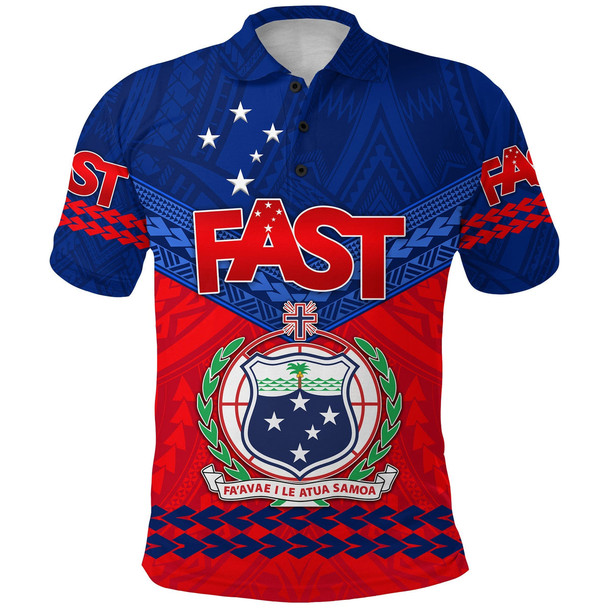Samoa FAST Party Polo Shirt Simple Style LT8 - Wonder Print Shop
