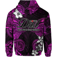 Custom Polynesian Fathers Day Hoodie I Love You In Every Universe Pink LT8 - Wonder Print Shop