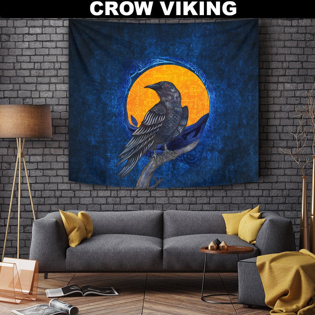Viking Tapestry - Crow Of Viking RLT12 - Wonder Print Shop