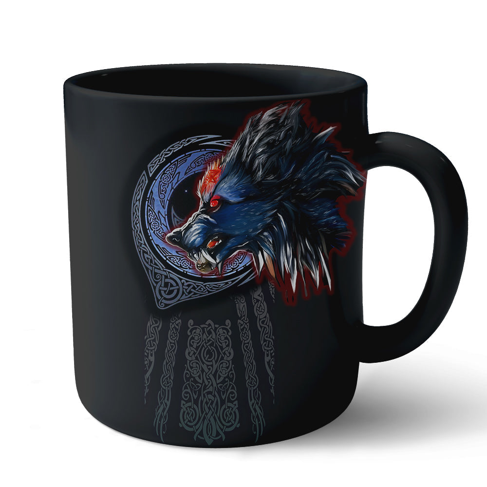 viking-mug-fenrir-wolf-3d